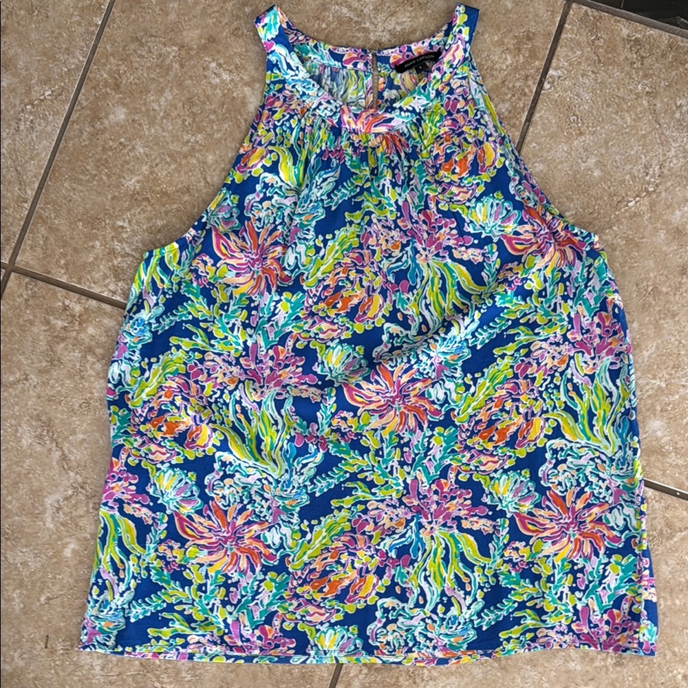 Colorful Sleeveless Women's Top